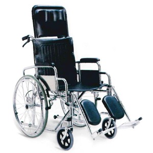 오픈메디칼카이앙 스틸 휠체어 침대형 WYK903GC-46 거상형
