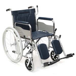 오픈메디칼의료용 스틸 휠체어 Advance 104 병원 거상형 (좌폭420mm)