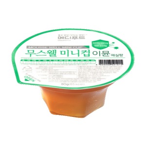 오픈메디칼메디푸드 무스웰 미니컵 이뮨 매실맛 80g x 50개 - 환자 영양 젤리